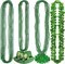 36PCS St. Patrick's Day Shamrock Necklace Clover Green Bead Party Favors Irish Decorations Supplies